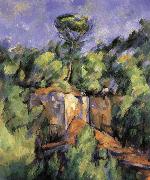 Paul Cezanne landscape rocks 2 Germany oil painting artist